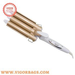 Basatry Ceramic Triple Barrel Hair Styler Care Curling